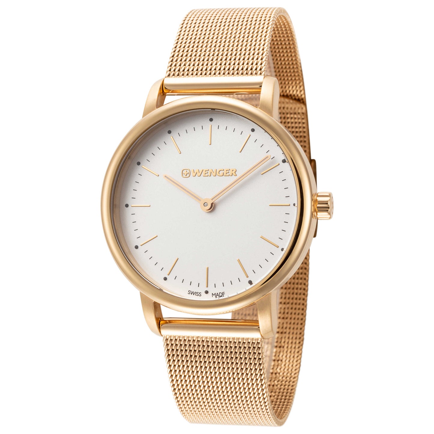 Front view of Wenger Urban Clasic Women's Quartz Watch 01.1721.113