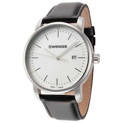 Front view of Wenger Urban Classic Men's Quartz Watch 01.1741.109