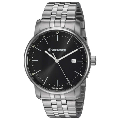 Front view of Wenger Urban Classic Men's Quartz Watch 01.1741.122