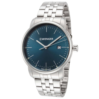 Front view of Wenger Urban Classic Men's Quartz Watch 01.1741.123