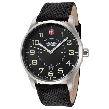 Front view of Wenger Terragraph Men's Quartz Watch 01.9041.222S