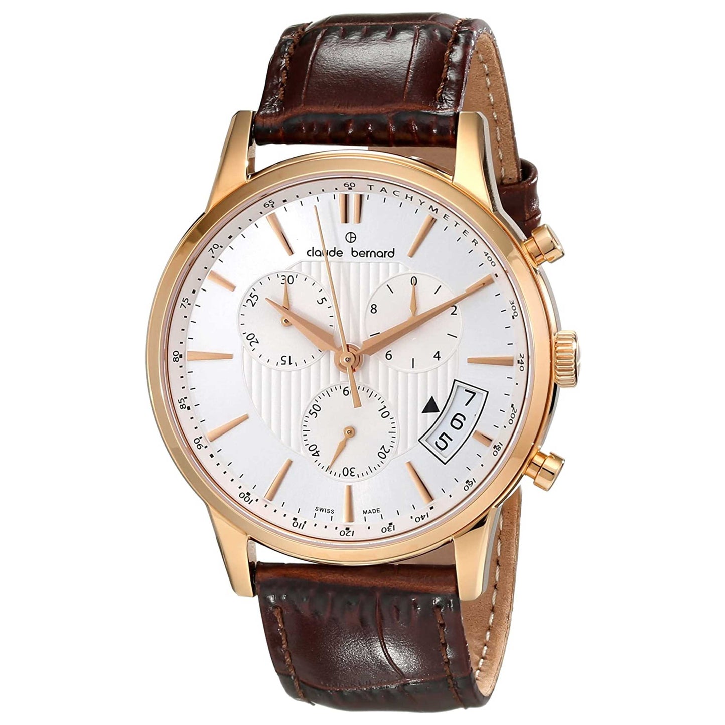 Front view of Claude Bernard Classic Men's Quartz Watch 01002-37R-AIR