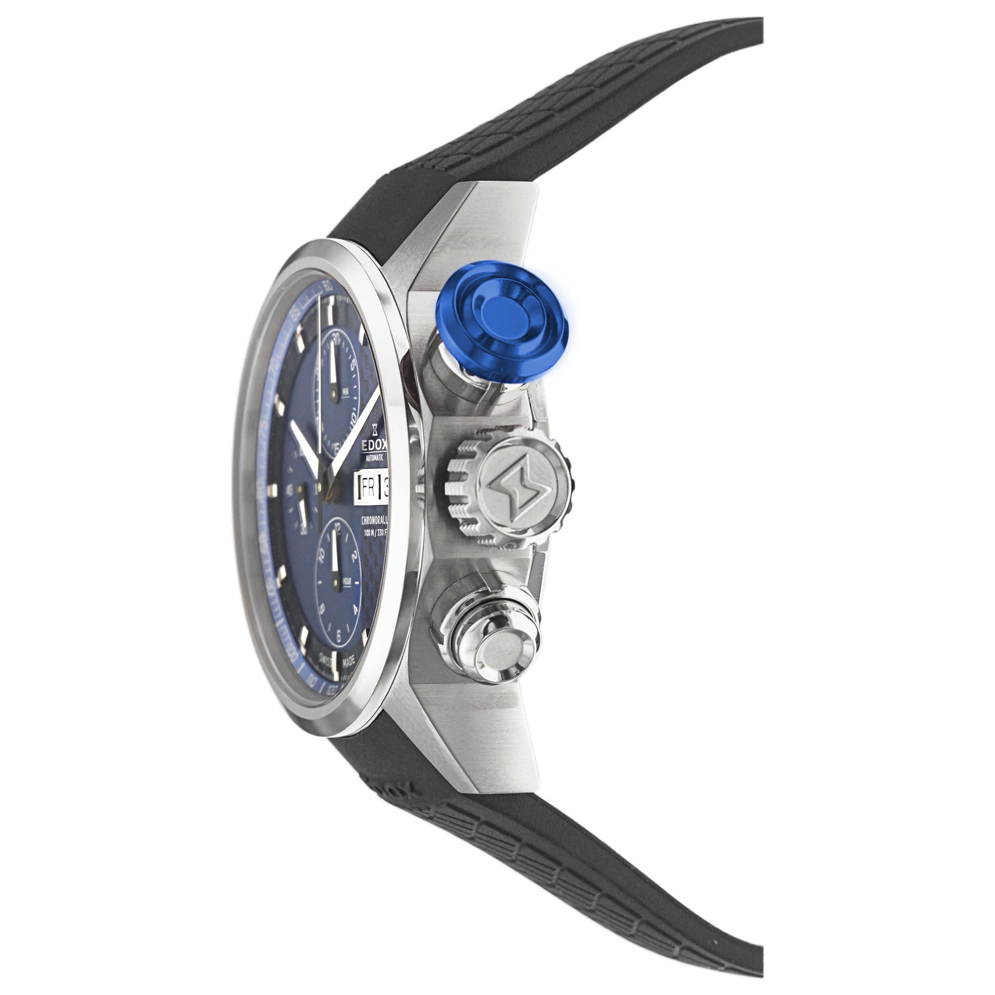 Edox Chronorally Men's Automatic Watch 01116-3PBU-BUIN - Image #4