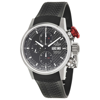 Front view of Edox Chronorally Men's Automatic Watch 01116-3PR-NIN
