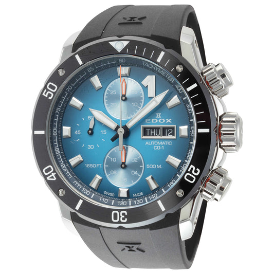 Front view of Edox CO-1 Men's Automatic Watch 01128-3NOCA-BUIDN