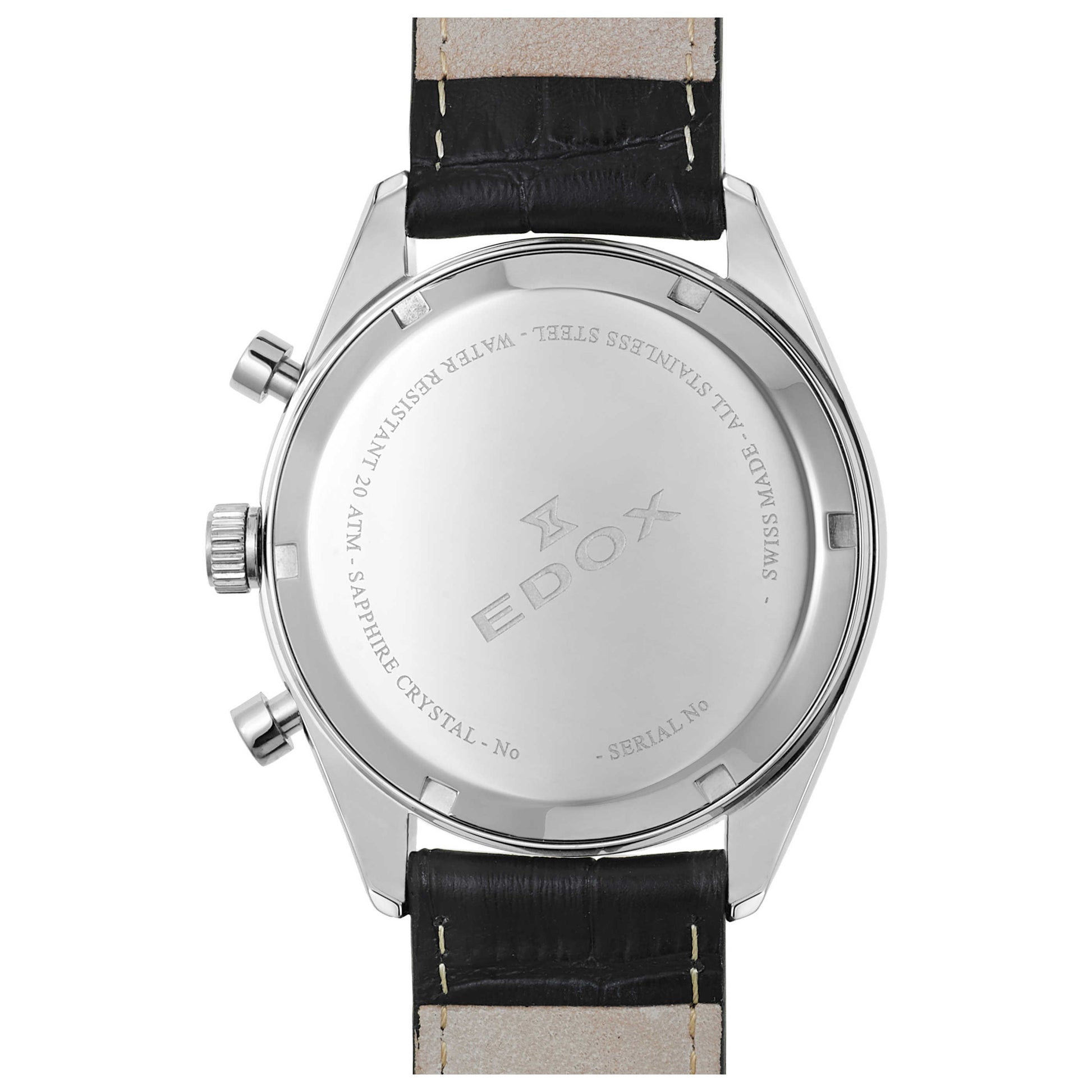 Edox Les Vauberts Men's Swiss Quartz (Battery-Powered) Watch 01655-3-ARR - Image #2