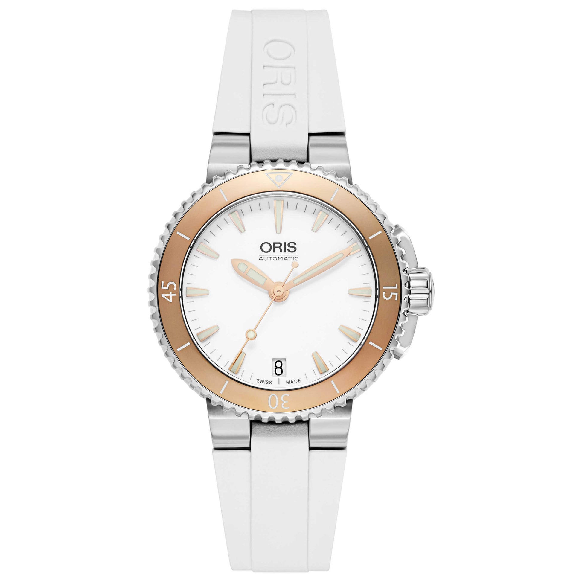 Front view of Oris Aquis Women's Automatic Watch 01733765243560741831