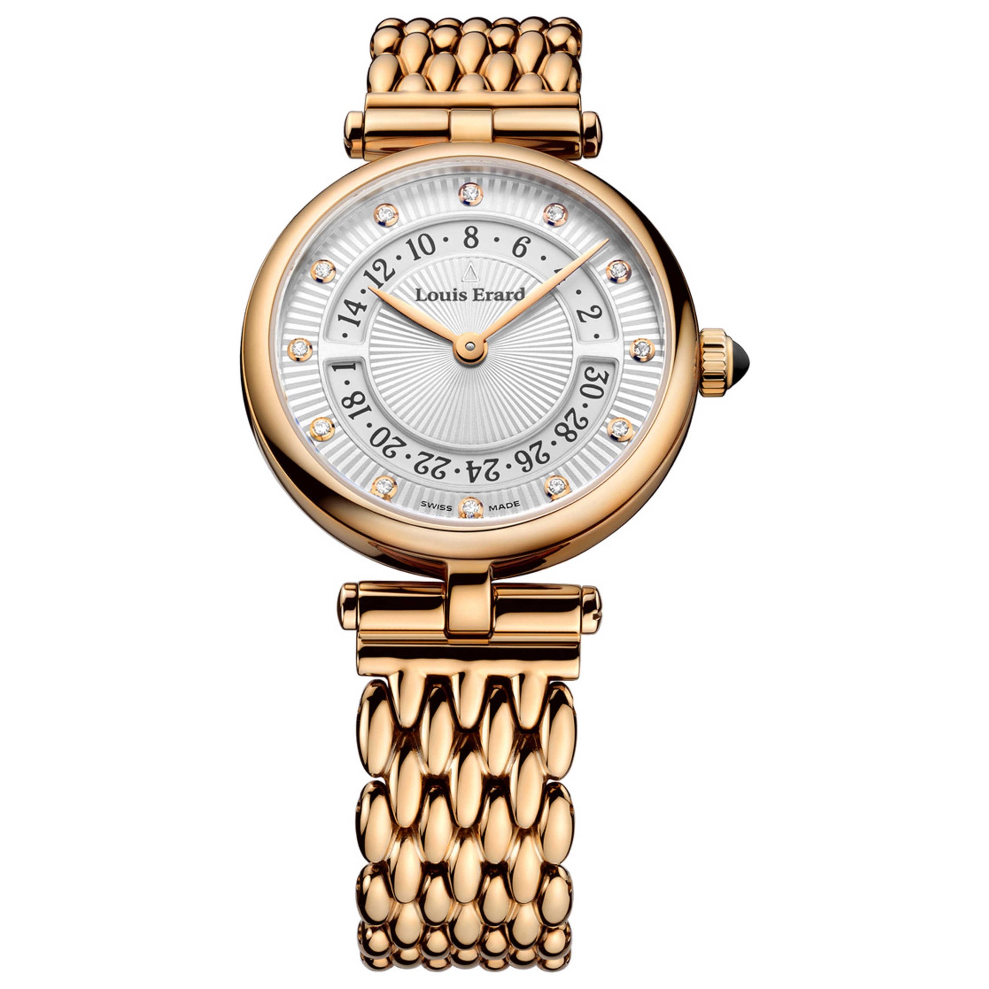 Front view of Louis Erard Romance Women's Quartz Watch 01811PR11BMA84
