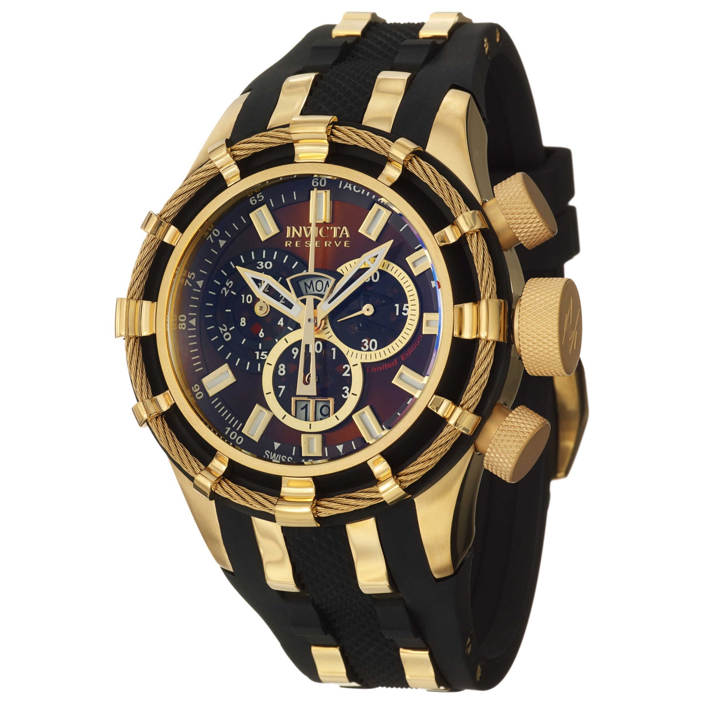 Front view of Invicta Reserve Men's Quartz Watch 0198