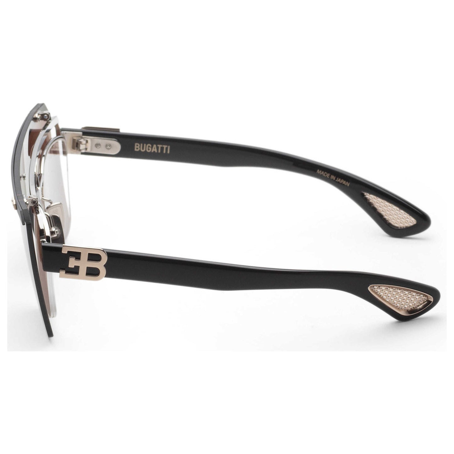 Left view of Bugatti Men's Sunglasses 01BRX-WG