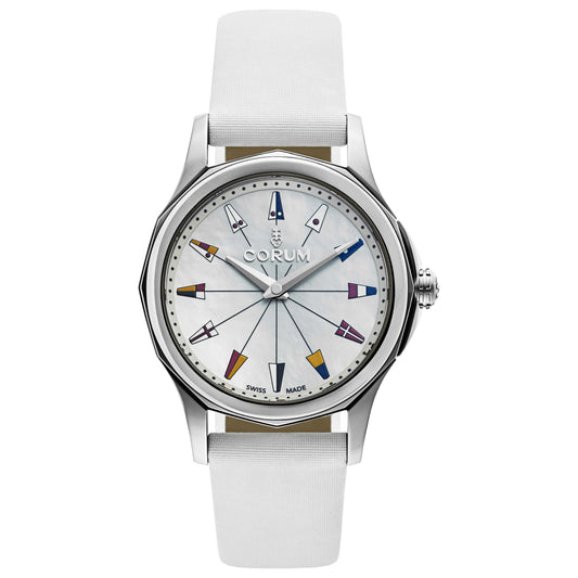 Front view of Corum Admiral's Cup Women's Swiss Quartz (Battery-Powered) Watch 020-100-20-0049-PN22