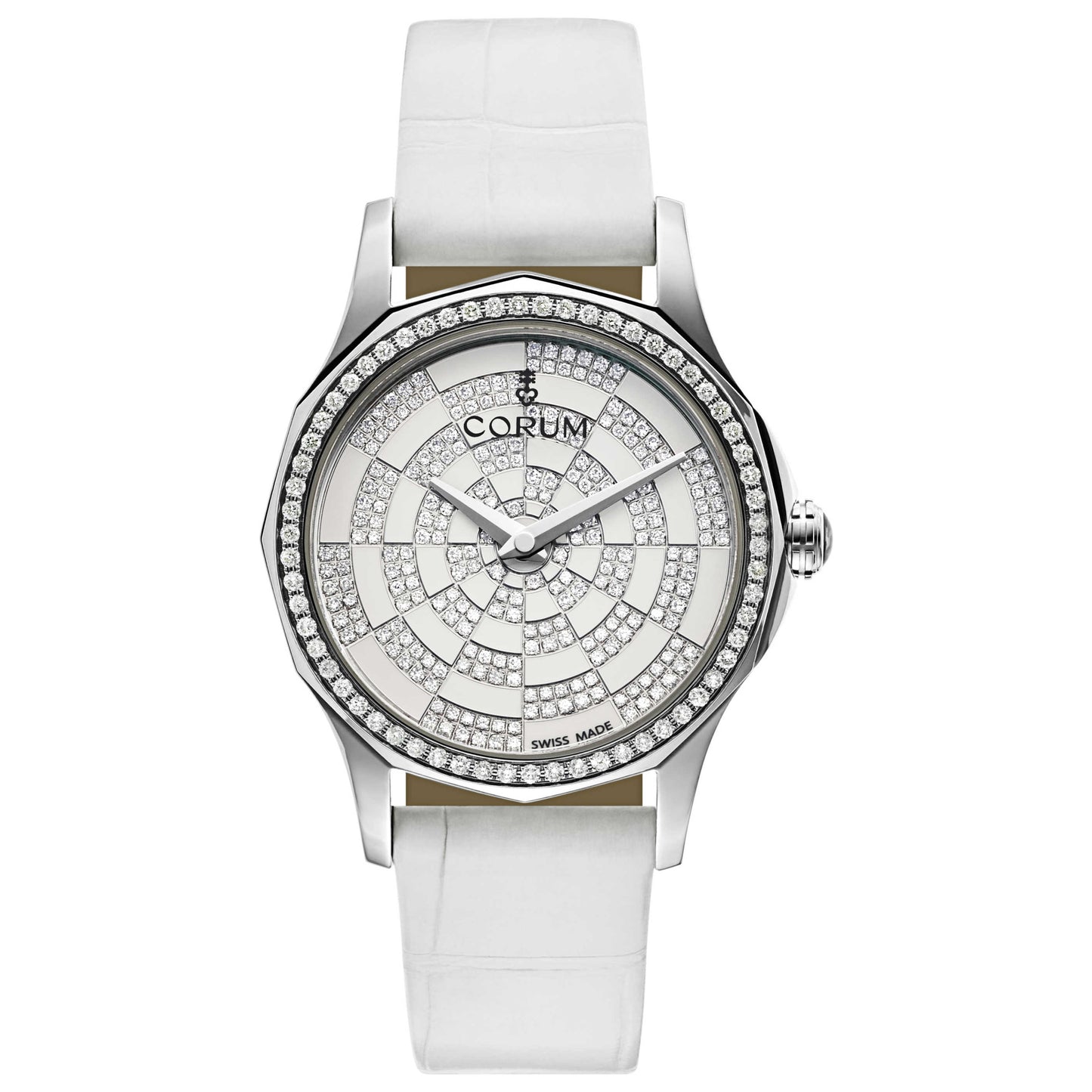 Front view of Corum Admiral's Cup Women's Swiss Quartz (Battery-Powered) Watch 020-101-47-0009-PK11