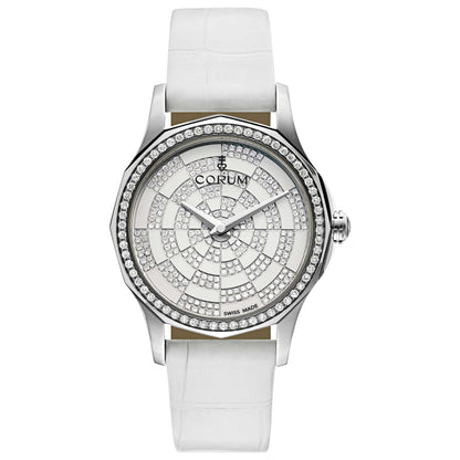 Front view of Corum Admiral's Cup Women's Swiss Quartz (Battery-Powered) Watch 020-101-47-0009-PK11