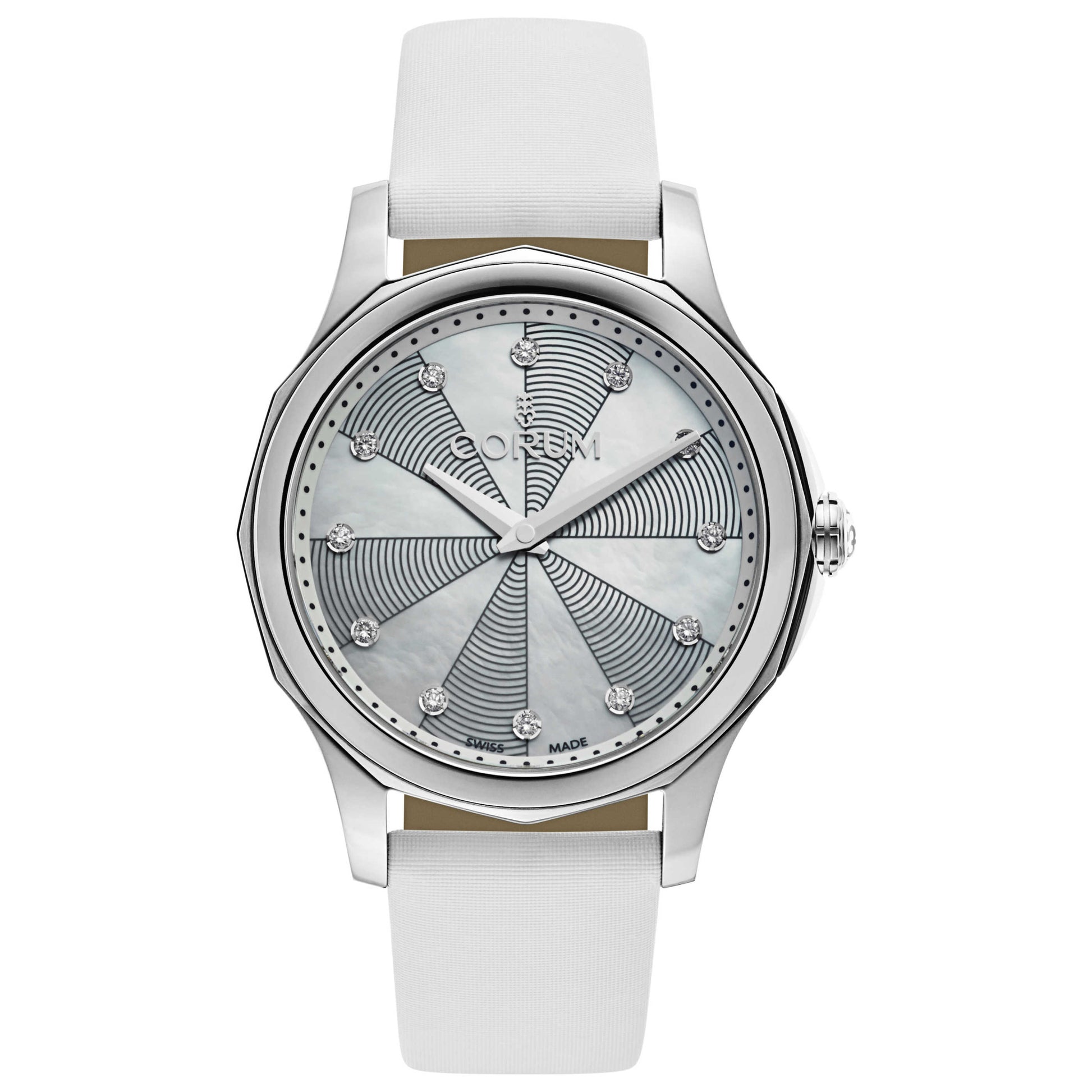 Front view of Corum Admiral's Cup Women's Swiss Quartz (Battery-Powered) Watch 020-201-20-0049-PN09