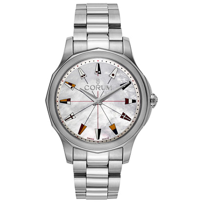 Front view of Corum Admiral's Cup Women's Swiss Quartz (Battery-Powered) Watch 020-201-20-V200-PN22