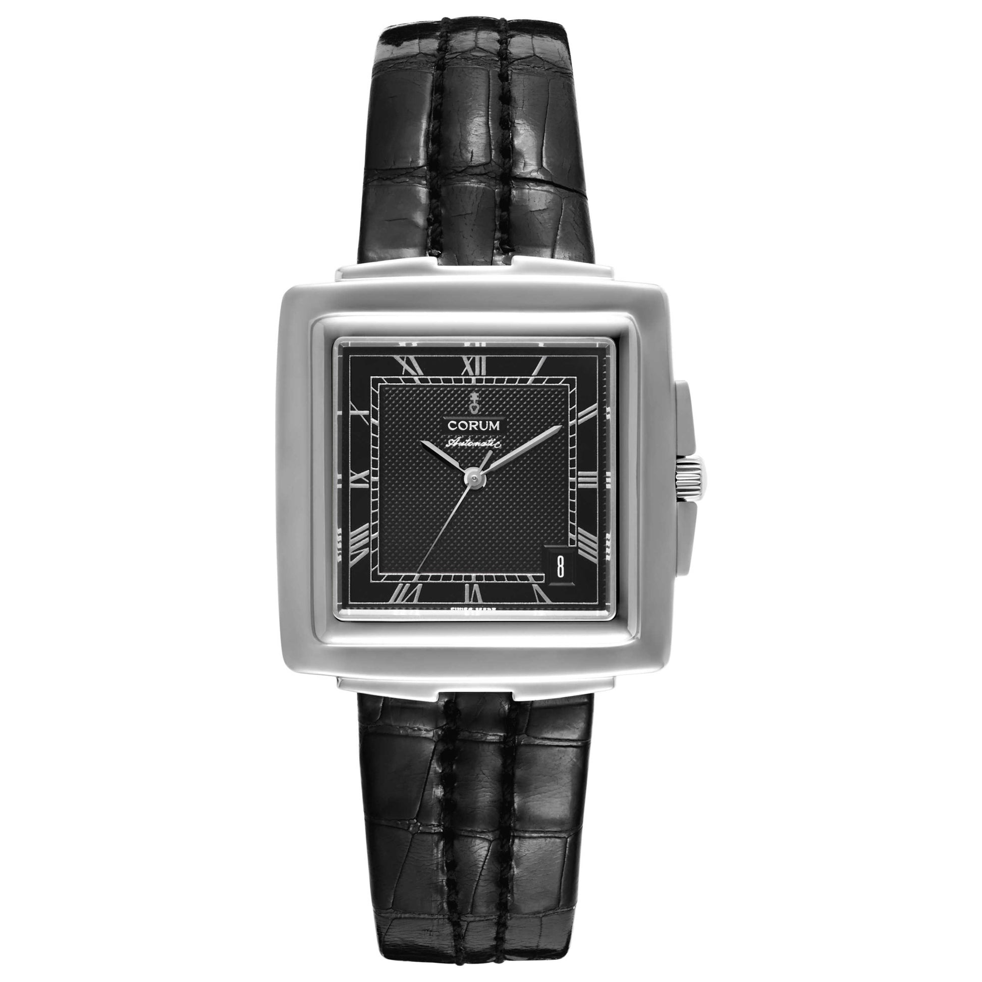 Front view of Corum Quadratus Men's Automatic Watch 0200497