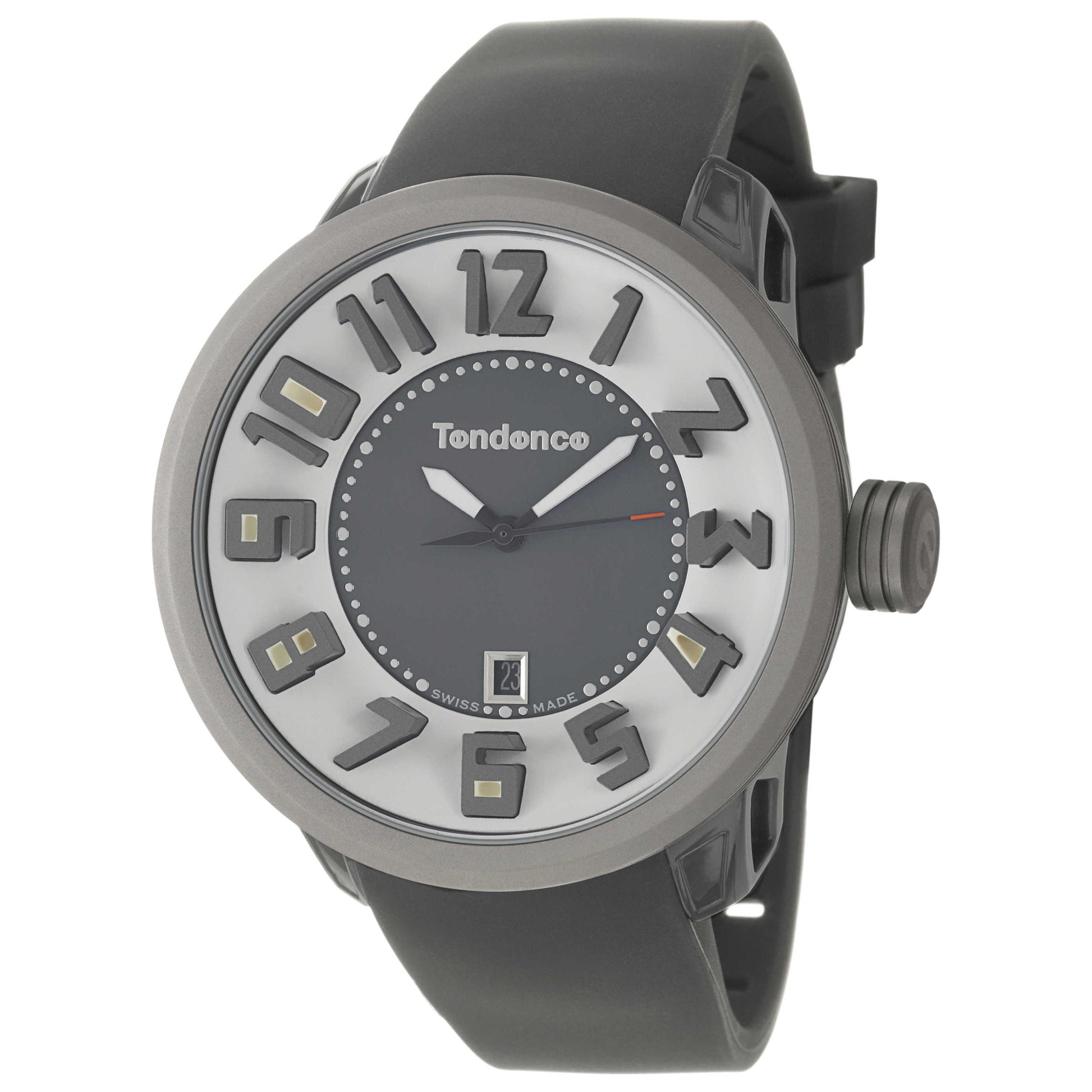 Front view of Tendence Gulliver Titanium Men's Swiss Quartz (Battery-Powered) Watch 02035011