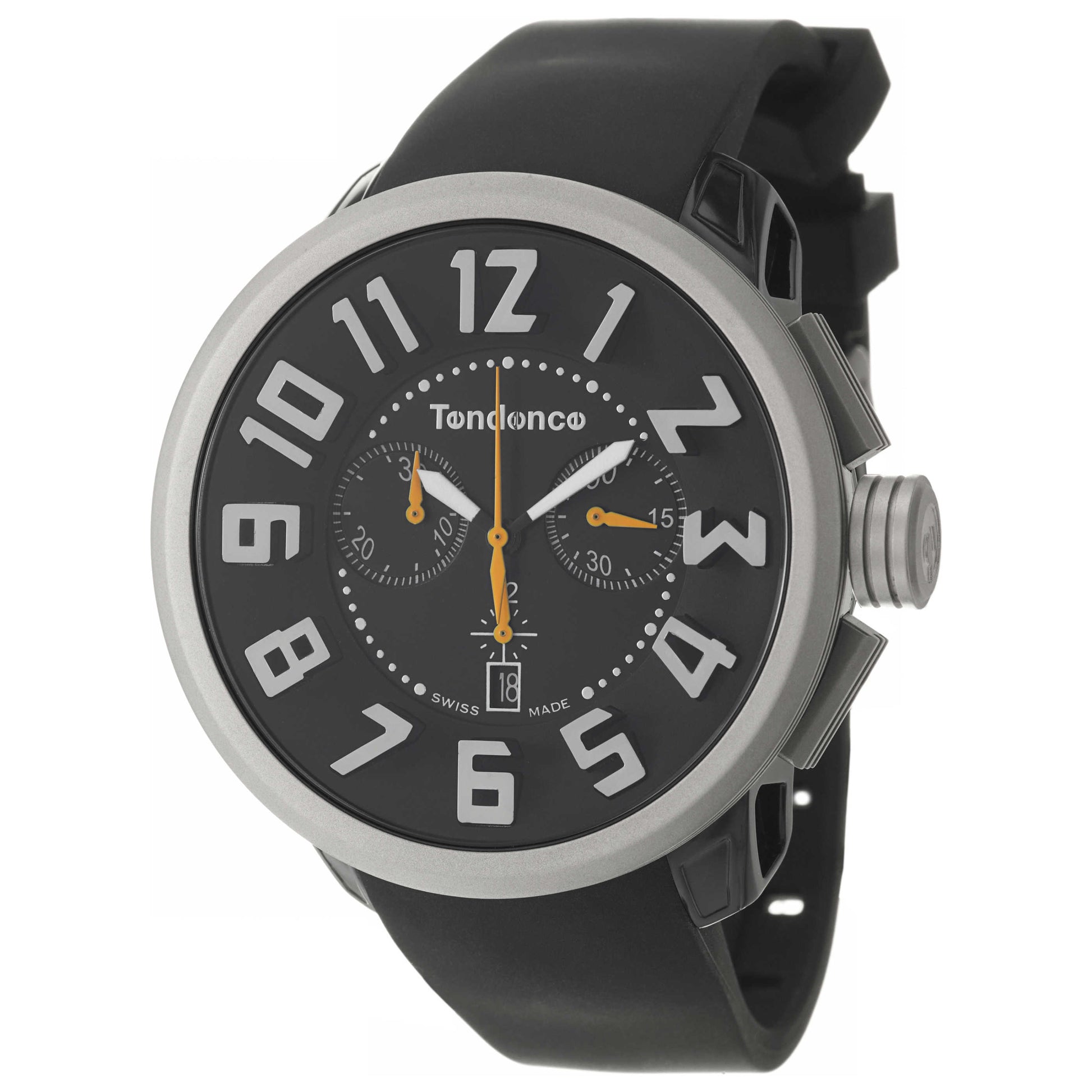 Front view of Tendence Gulliver Titanium Men's Swiss Quartz (Battery-Powered) Watch 02037012