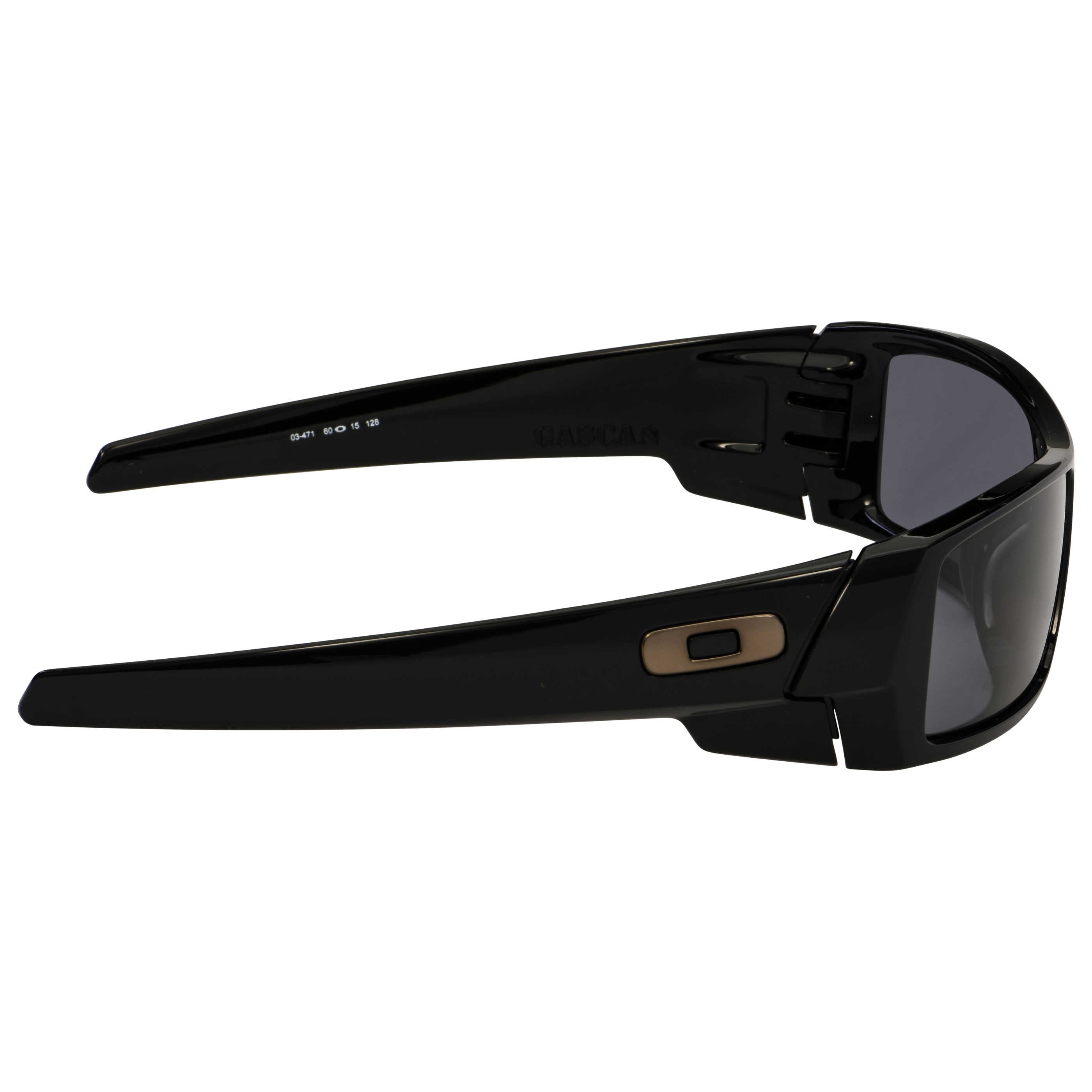 小物 OAKLEY GASCANPOLISHED BLACK 03-471 Oakley Sunglasses GASCAN 03-471 Polished Black Wrap Frames