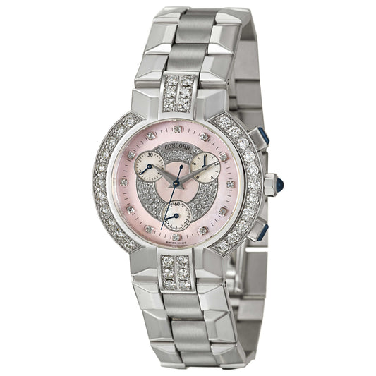 Front view of Concord La Scala Women's Swiss Quartz (Battery-Powered) Watch 0309656