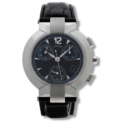 Front view of Concord La Scala Men's Swiss Quartz (Battery-Powered) Watch 0309843