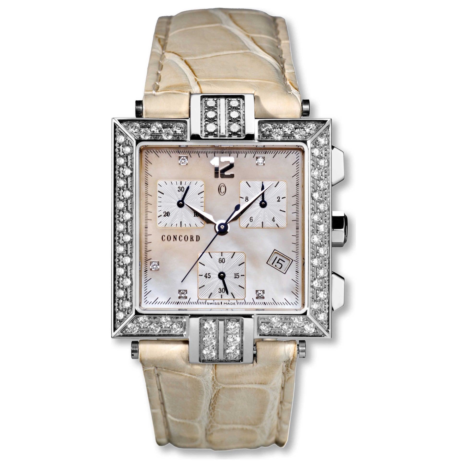 Front view of Concord La Scala Men's Swiss Quartz (Battery-Powered) Watch 0310360