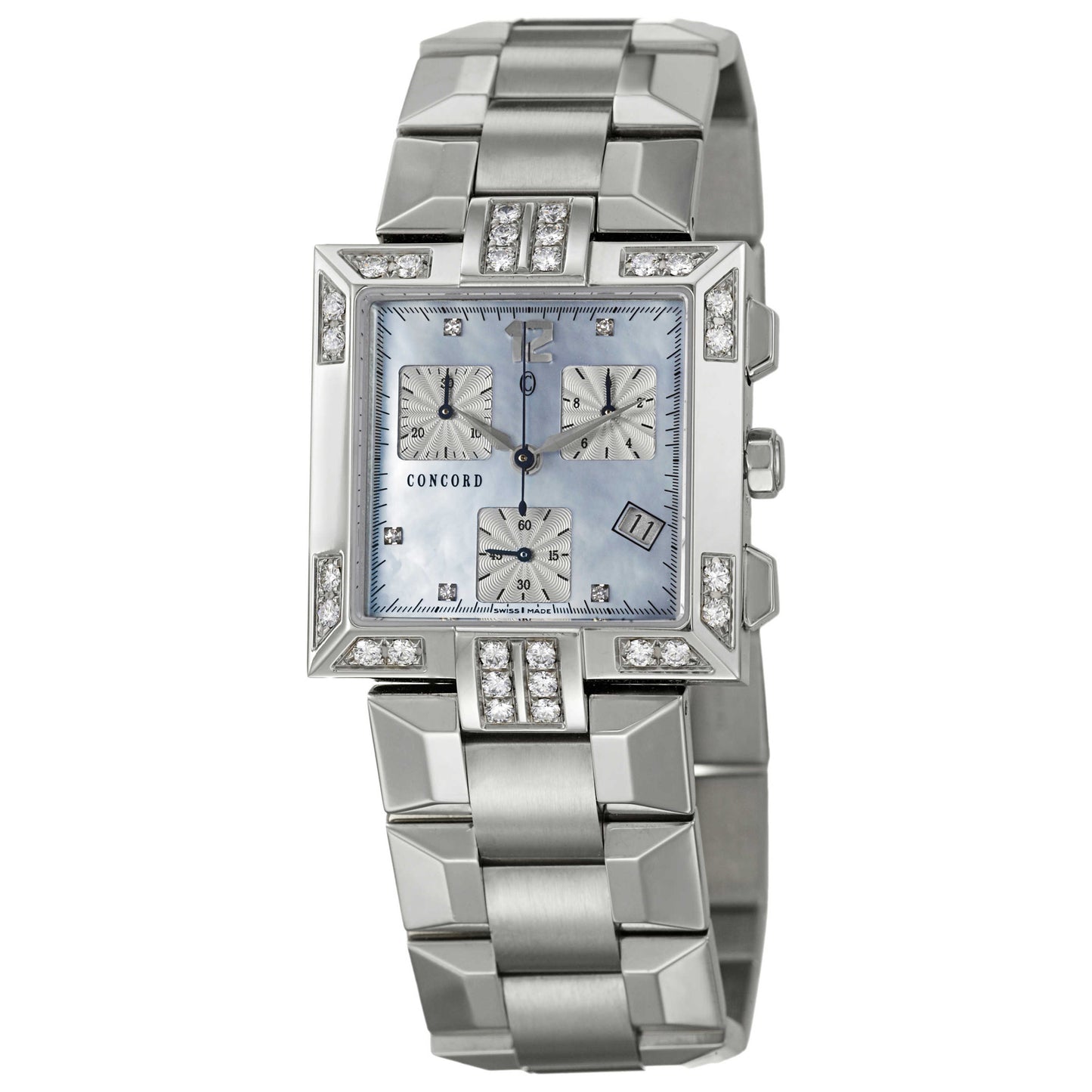 Front view of Concord La Scala Men's Swiss Quartz (Battery-Powered) Watch 0310364