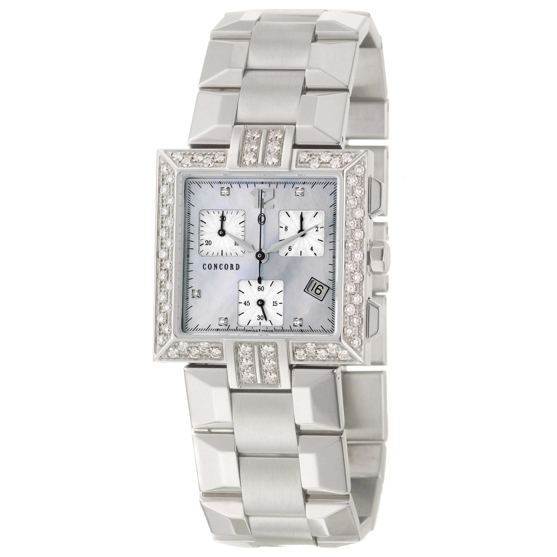Front view of Concord La Scala Women's Swiss Quartz (Battery-Powered) Watch 0310365