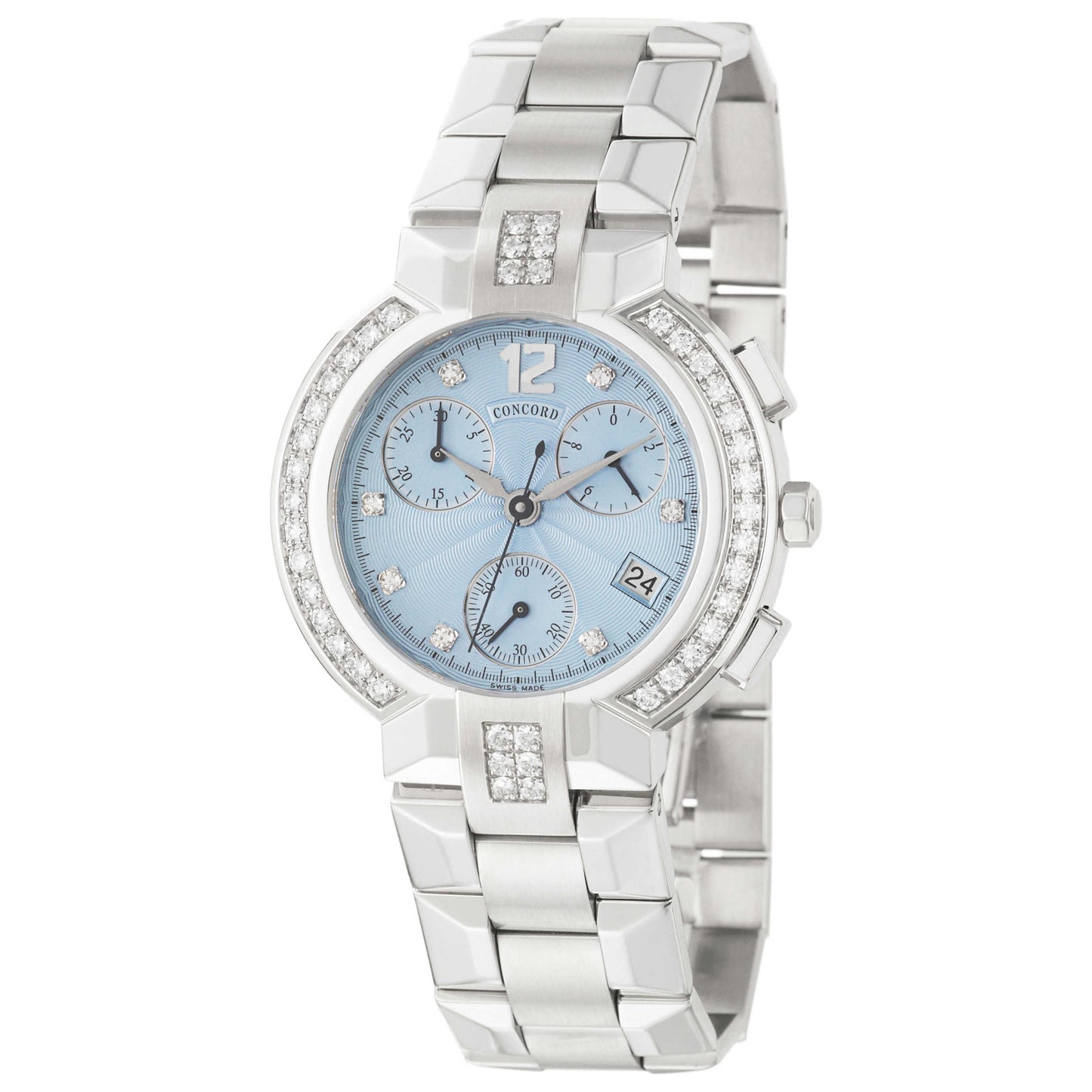 Front view of Concord La Scala Men's Swiss Quartz (Battery-Powered) Watch 0310378