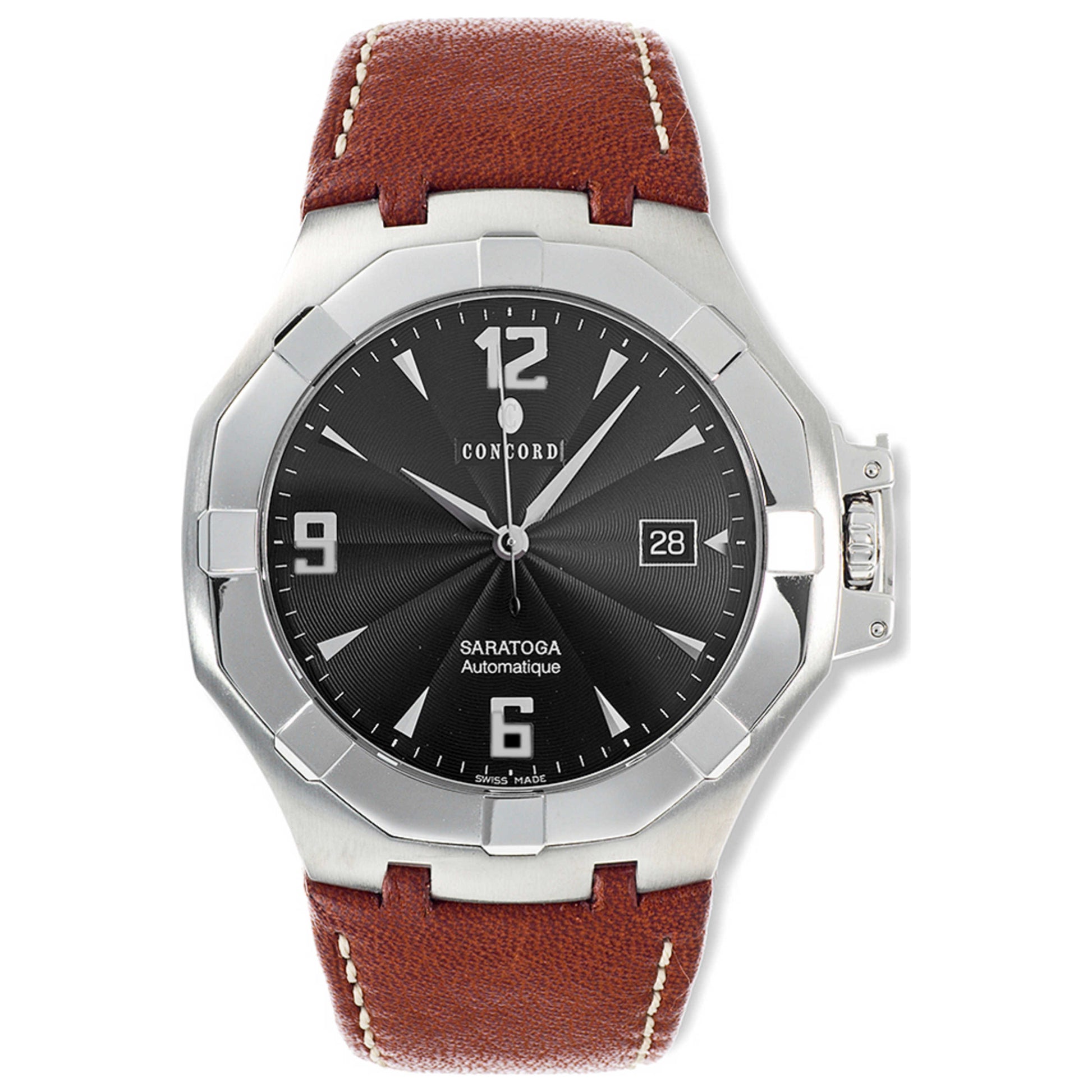 Front view of Concord Saratoga Men's Automatic Watch 0310735