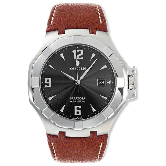 Front view of Concord Saratoga Men's Automatic Watch 0310735