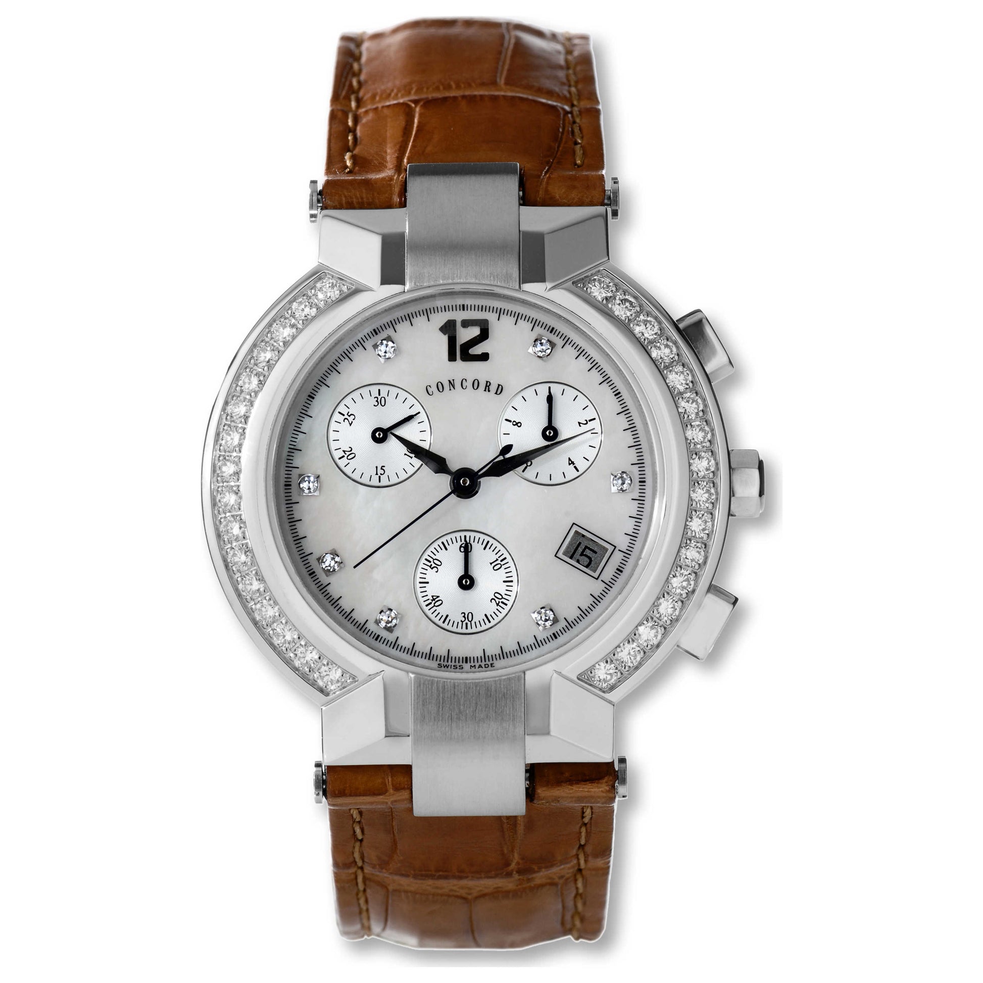 Front view of Concord La Scala Women's Swiss Quartz (Battery-Powered) Watch 0310826