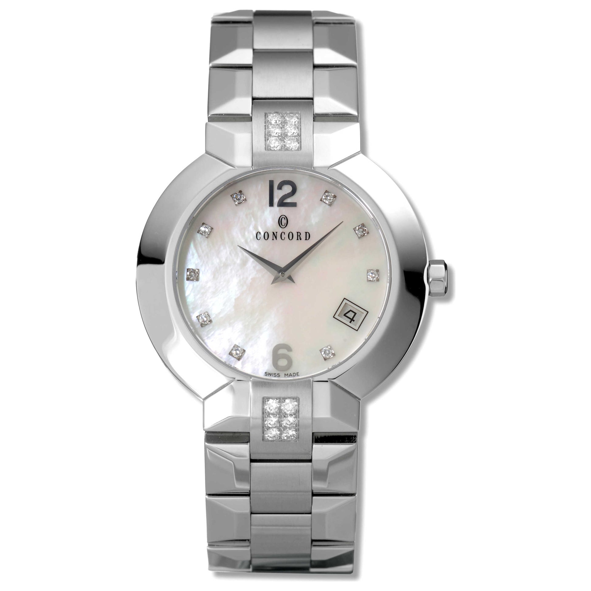 Front view of Concord La Scala Men's Swiss Quartz (Battery-Powered) Watch 0310914