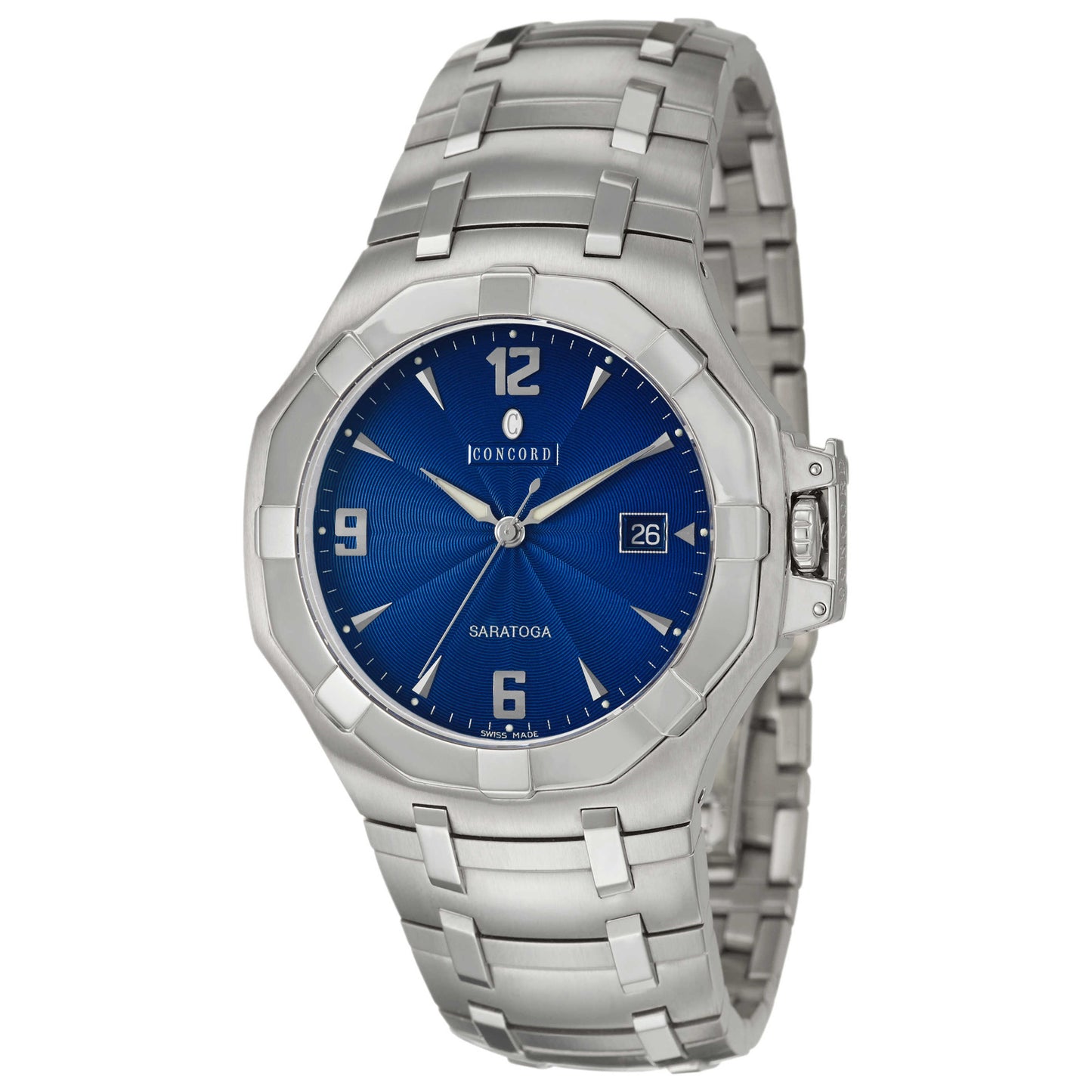 Front view of Concord Saratoga Men's Swiss Quartz (Battery-Powered) Watch 0311137