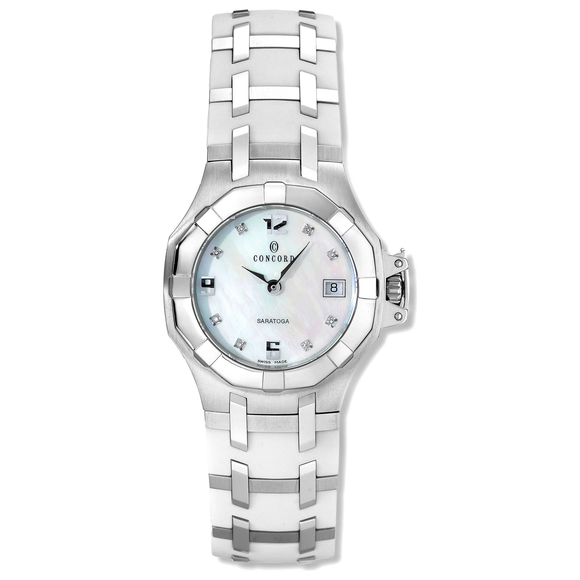 Front view of Concord Saratoga Women's Swiss Quartz (Battery-Powered) Watch 0311175
