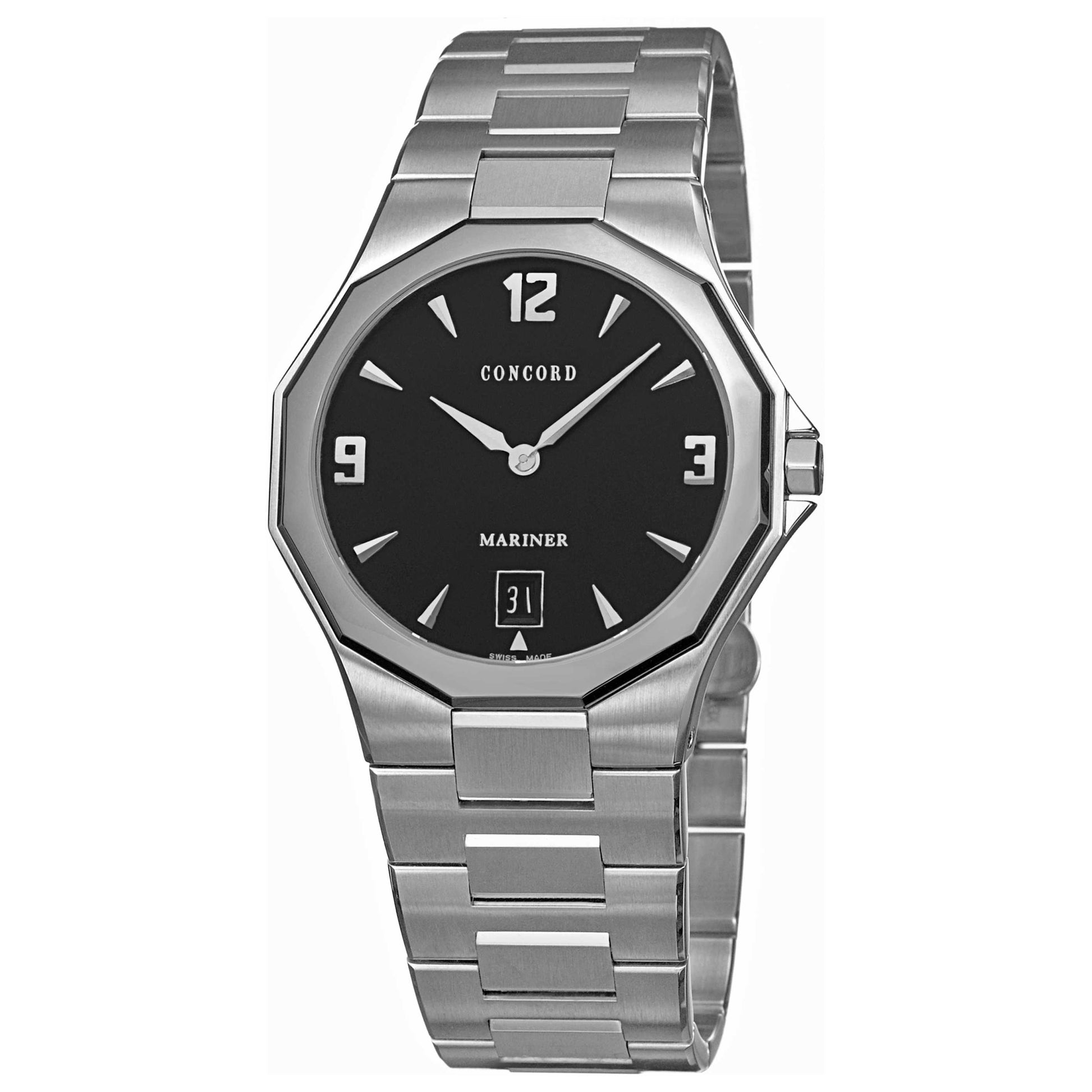 Front view of Concord Mariner Men's Swiss Quartz (Battery-Powered) Watch 0311213
