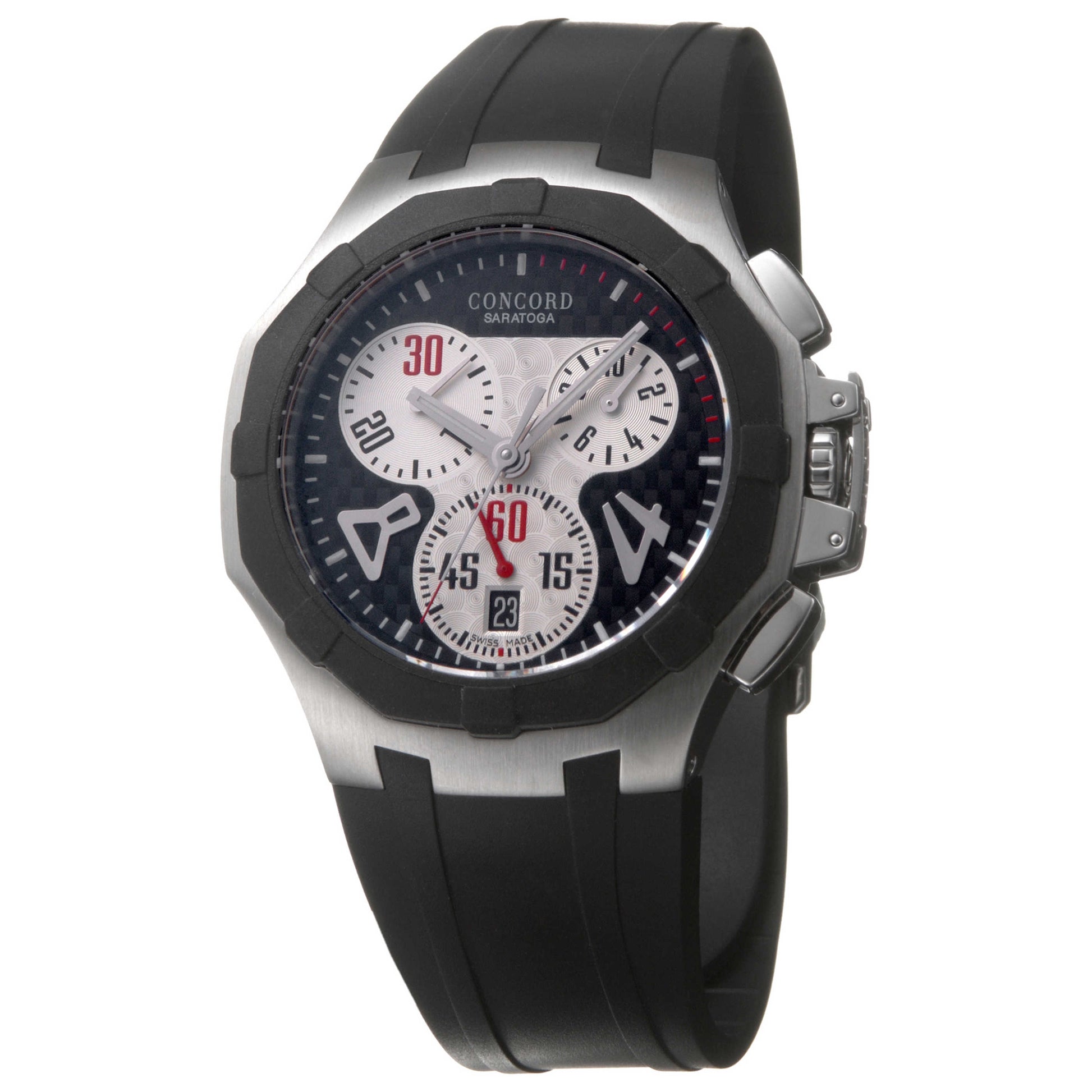 Front view of Concord Saratoga Men's Swiss Quartz (Battery-Powered) Watch 0311702