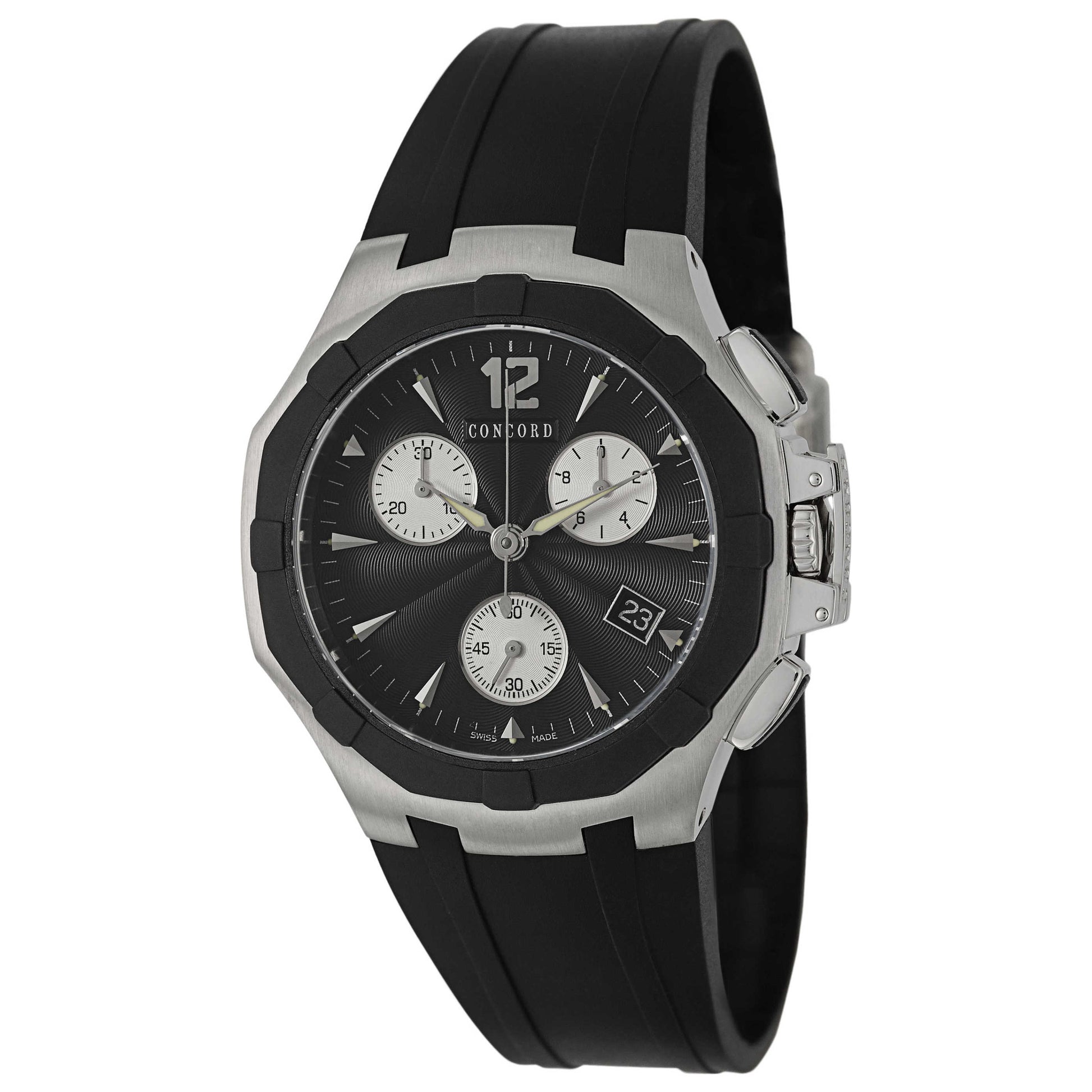 Front view of Concord Saratoga Men's Swiss Quartz (Battery-Powered) Watch 0311812