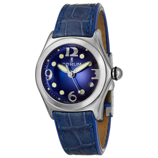 Front view of Corum Bubble Mid-Size Women's Swiss Quartz (Battery-Powered) Watch 039-250-20-0F03FB30R