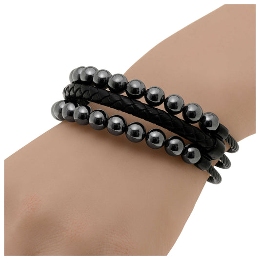 Alor Men's Bracelet 04-22-BK23-33 - Image #5