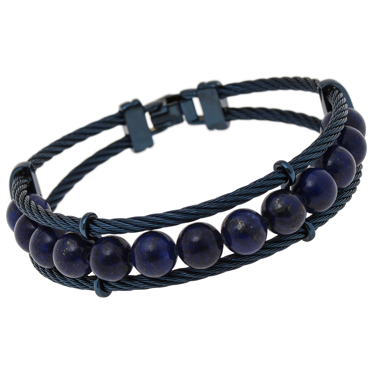 Front view of Alor Men's Bracelet 04-24-M921-25