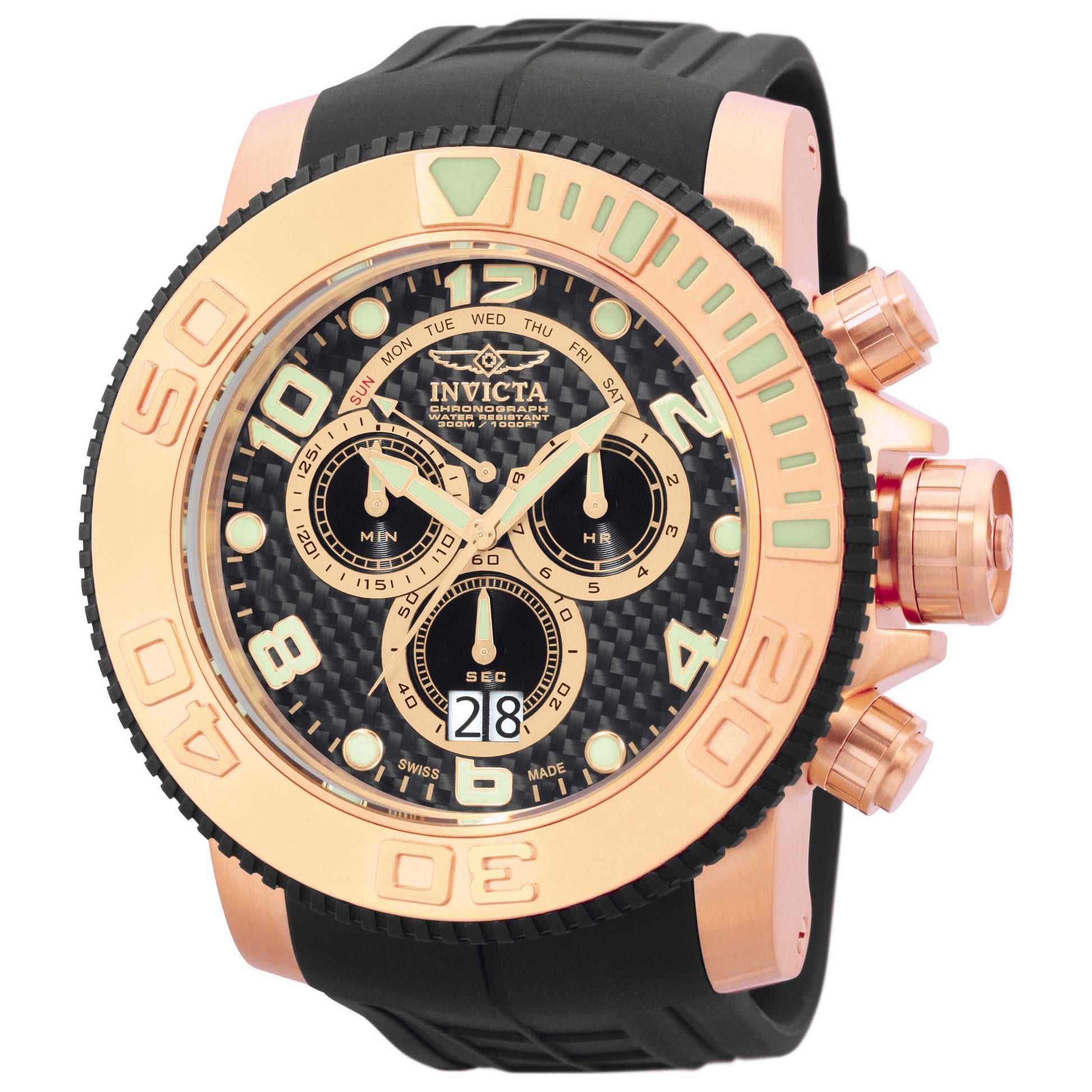 Front view of Invicta Sea Hunter Men's Quartz Watch 0416