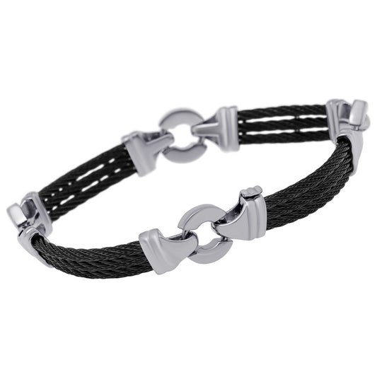 Front view of Alor Men's Bracelet 06-12-9300-00