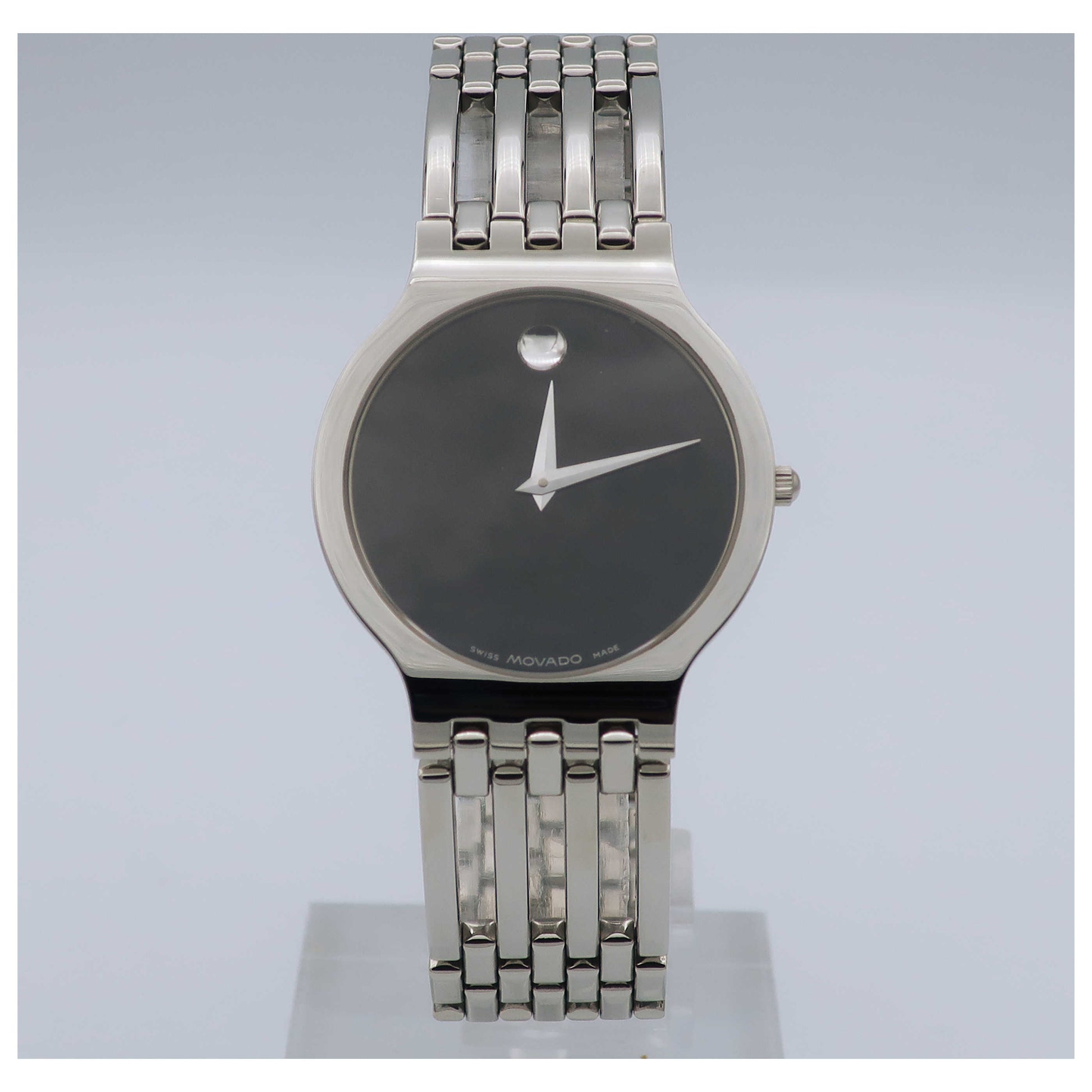 Front view of Movado Esperanza Men's Swiss Quartz (Battery-Powered) Watch 0603954-SDV