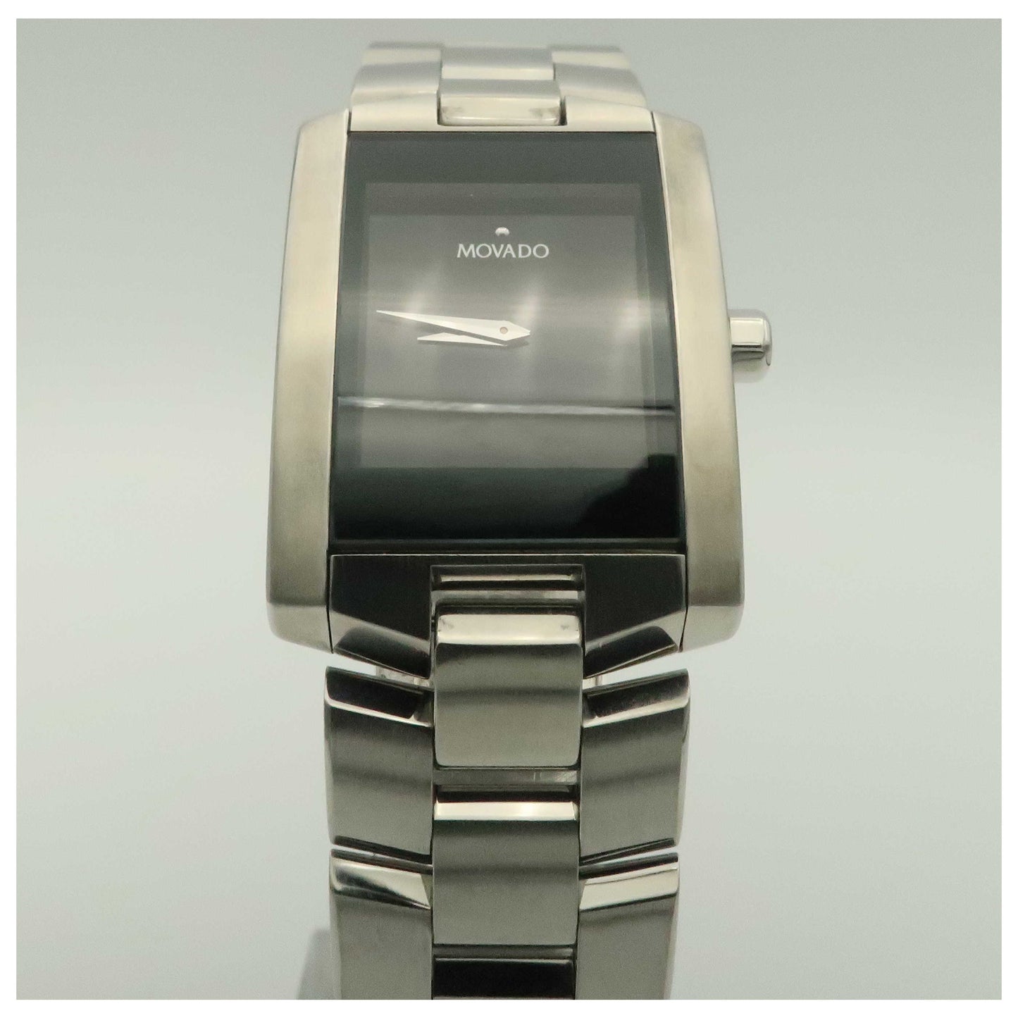 Front view of Movado Eliro Men's Swiss Quartz (Battery-Powered) Watch 0604132-PO
