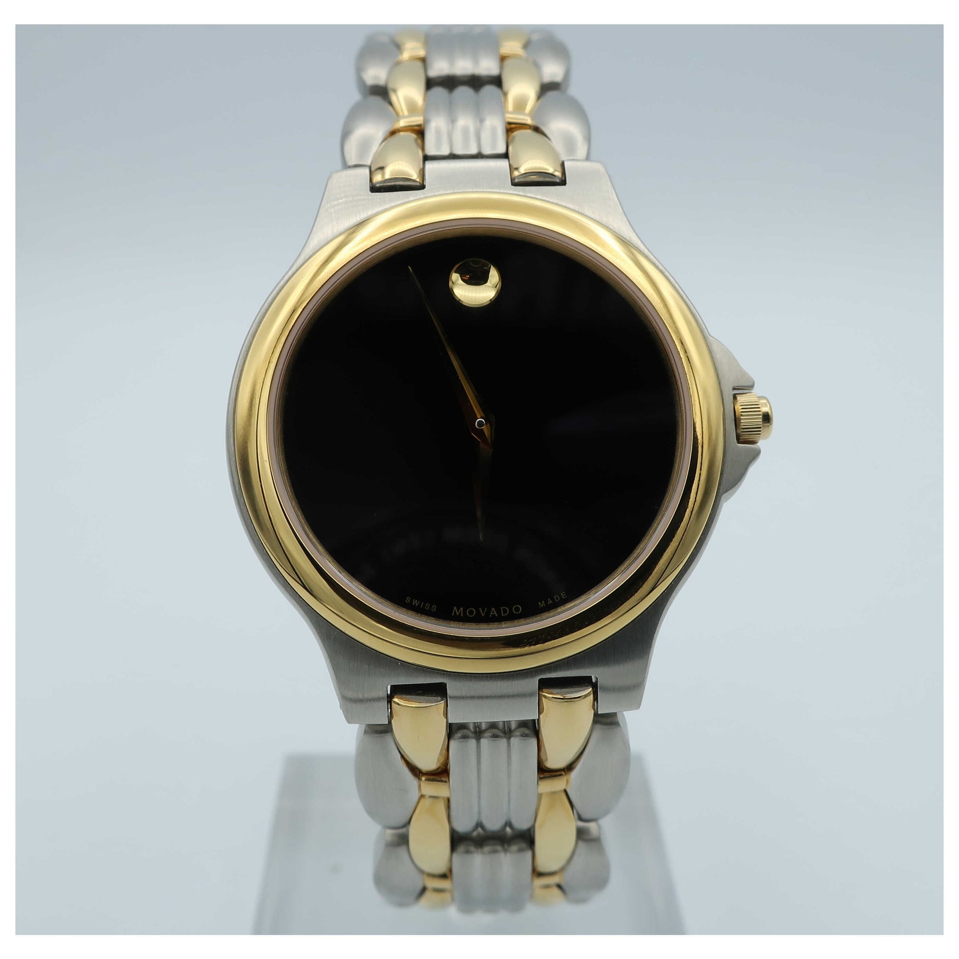 Front view of Movado Collection Men's Swiss Quartz (Battery-Powered) Watch 0604517-PO