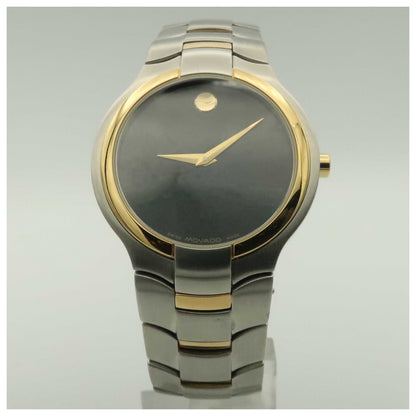 Front view of Movado Portico Men's Swiss Quartz (Battery-Powered) Watch 0604573-PO
