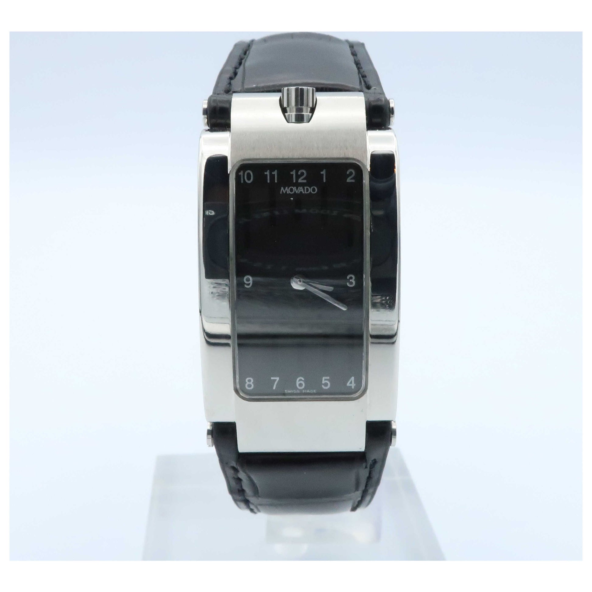 Front view of Movado Elliptica Women's Swiss Quartz (Battery-Powered) Watch 0604704-SD