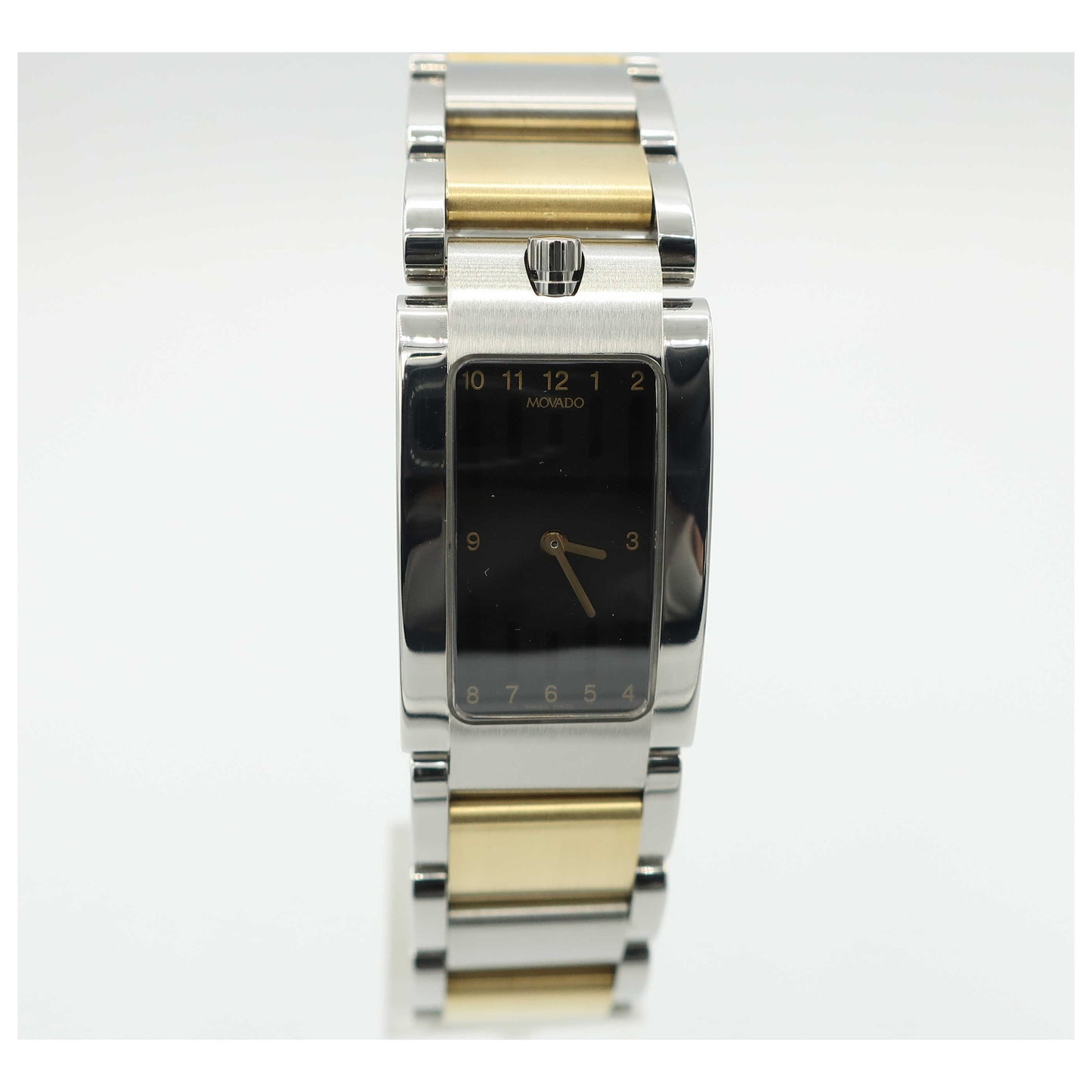 Front view of Movado Elliptica Women's Swiss Quartz (Battery-Powered) Watch 0604708-SD2