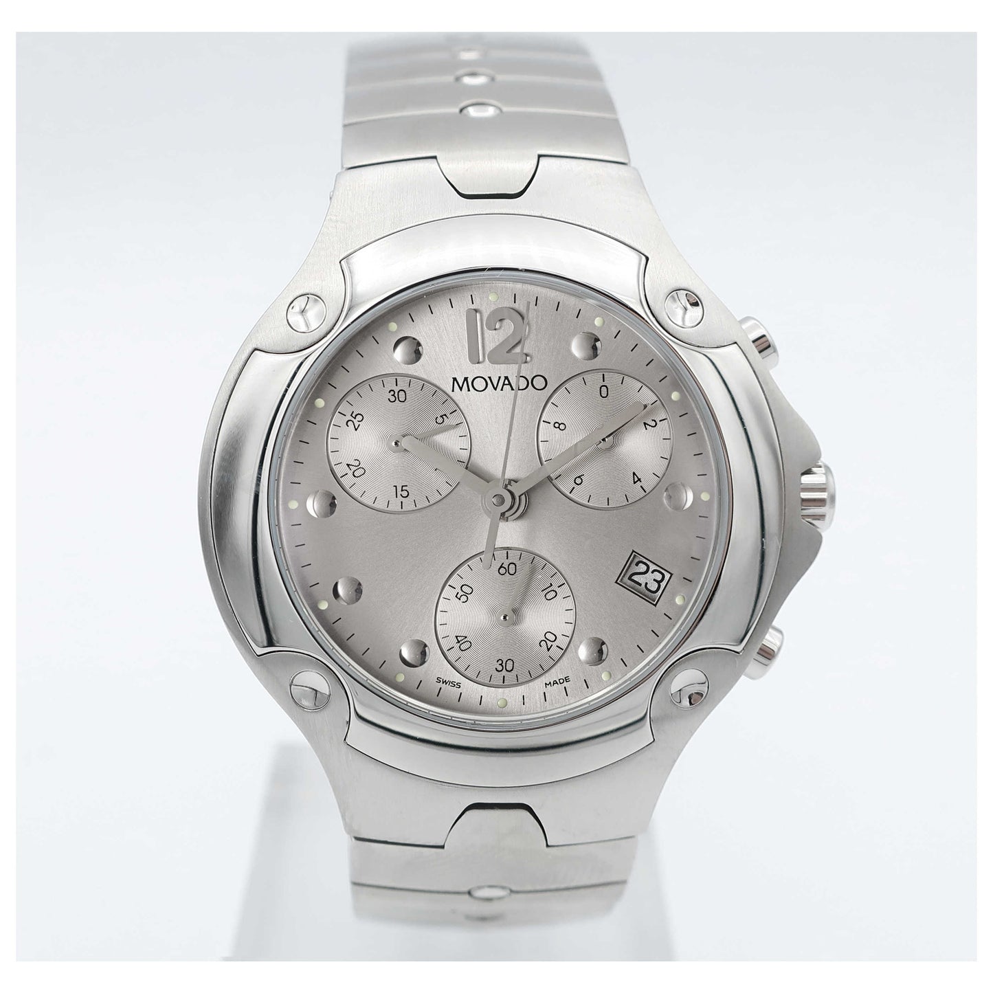 Front view of Movado Sports Edition Men's Swiss Quartz (Battery-Powered) Watch 0604769-PO2